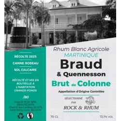 PREVENTE Braud&Quennesson AOC Martinique Brut de Colonne - 70cl - 72.1°