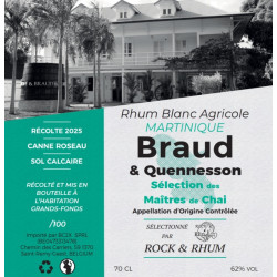 PREVENTE Braud&Quennesson AOC Martinique Sélection Maîtres de Chai - 70cl - 62°