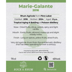 Marie-Galante Rhum Agricole Père-Labat 8 ans - 70cl - 45%